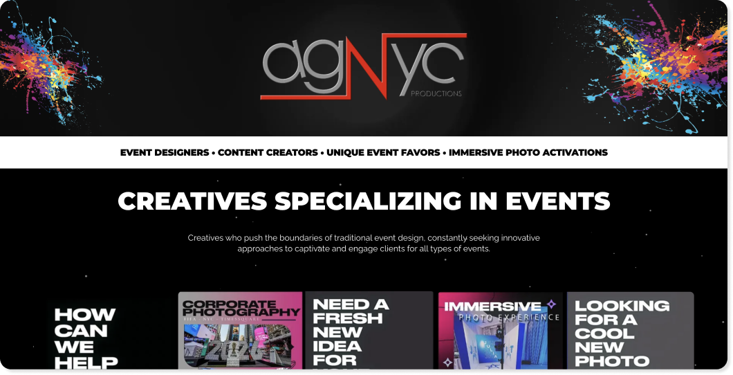 AGNYC Photo website 1