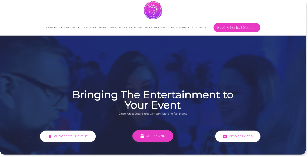 Picture Perfect Photo website 1