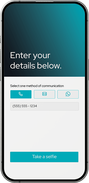 Signup - QR code photo sharing registration process for guests